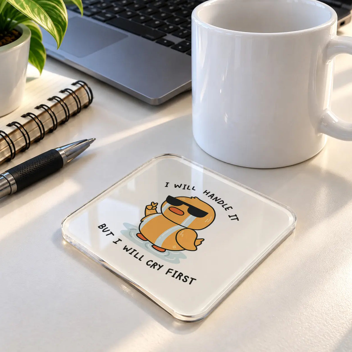 Coffee Mood acrylic coaster - ARTIVA