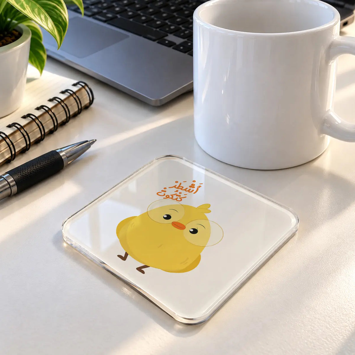 Cute Chick acrylic coaster - ARTIVA