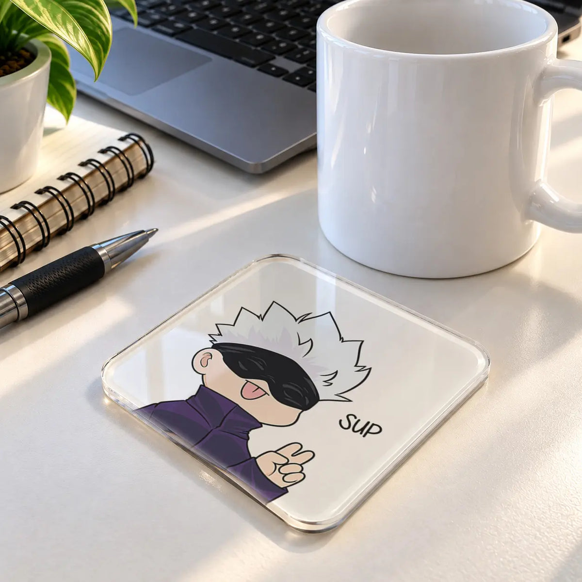 Ninja Anime acrylic coaster - ARTIVA