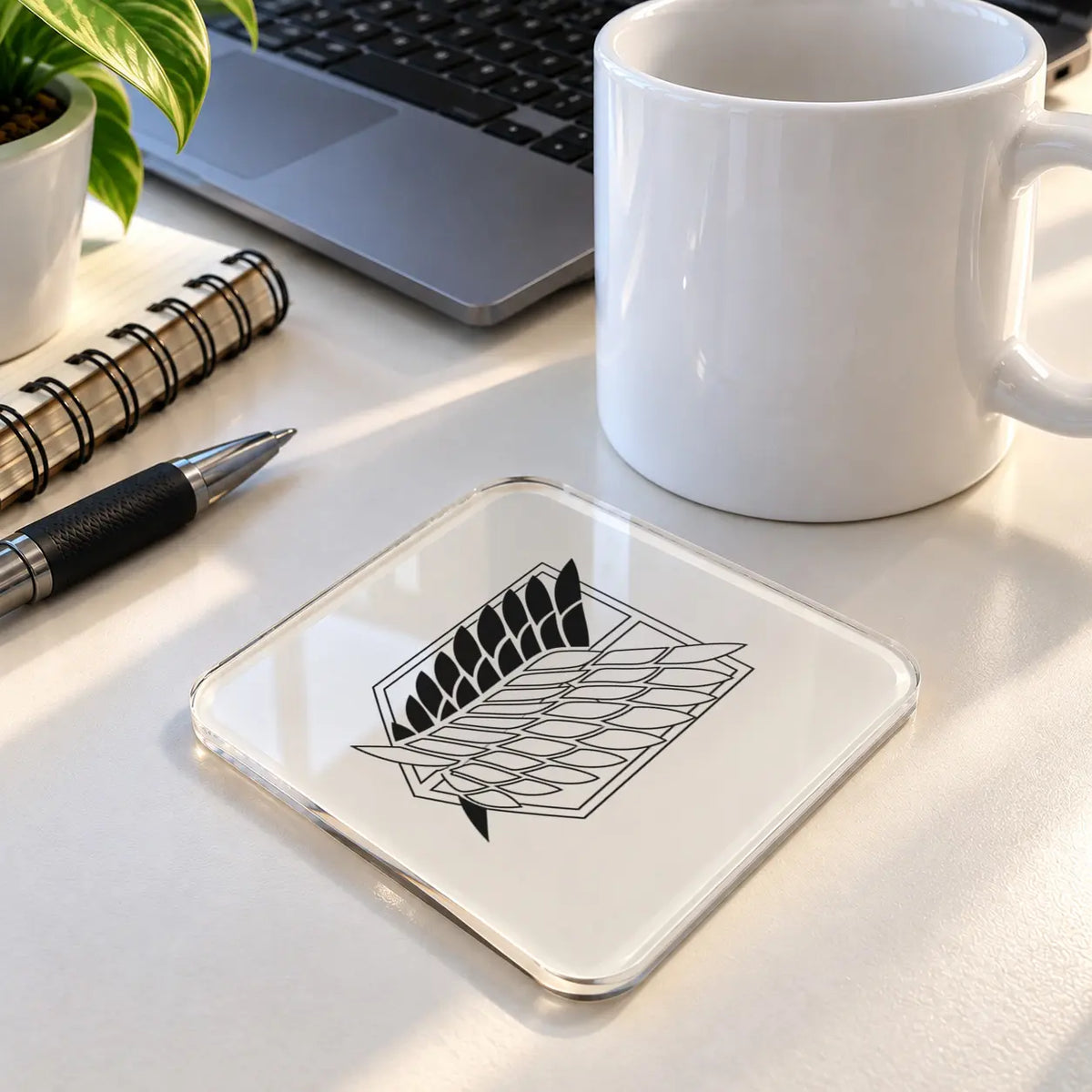 Attack On Titan acrylic coaster - ARTIVA