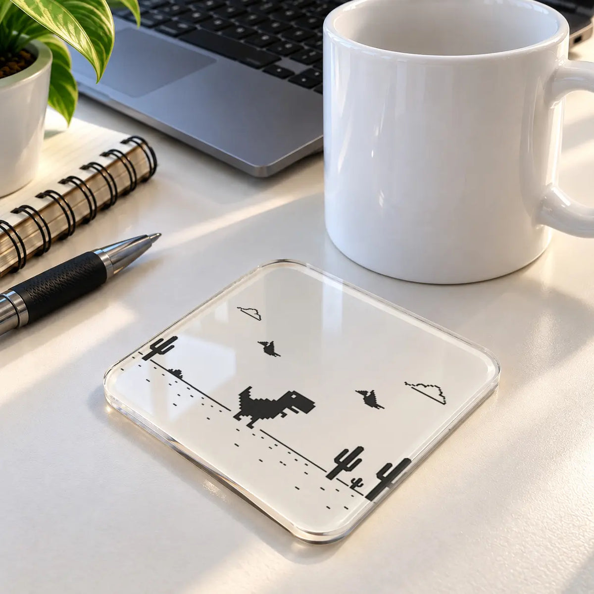 Horror Face acrylic coaster - ARTIVA