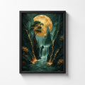 Moonlit Waterfall