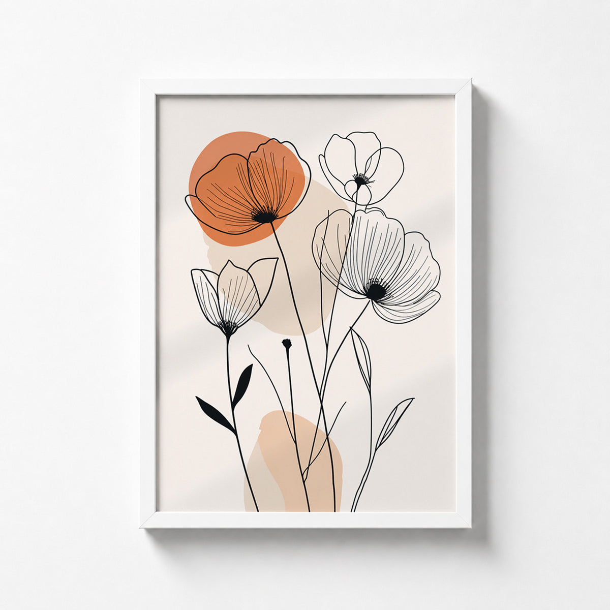 Floral Line Art
