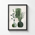 Green Vases