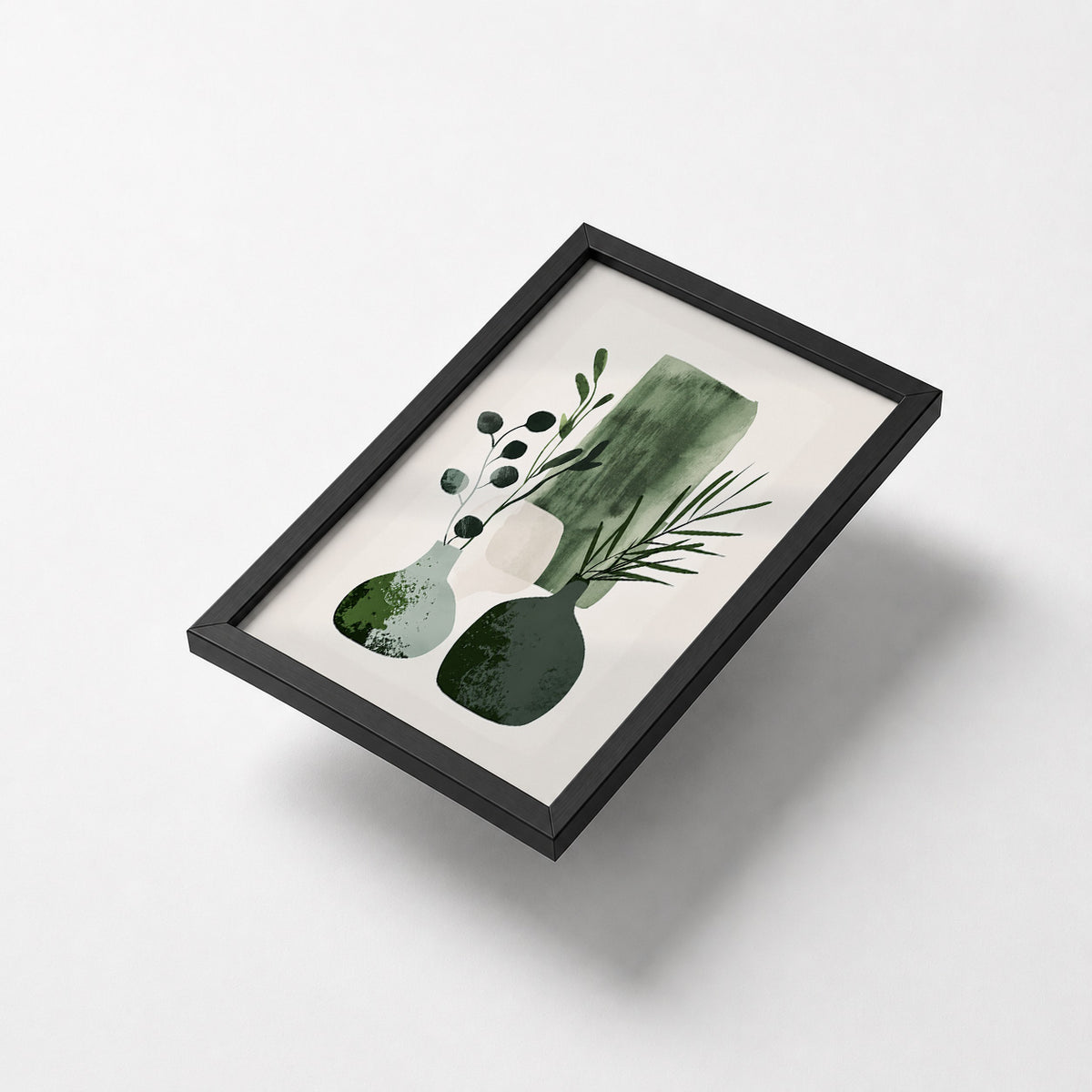 Green Vases