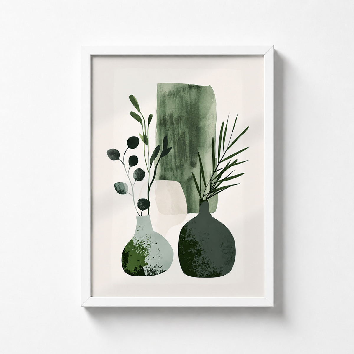 Green Vases