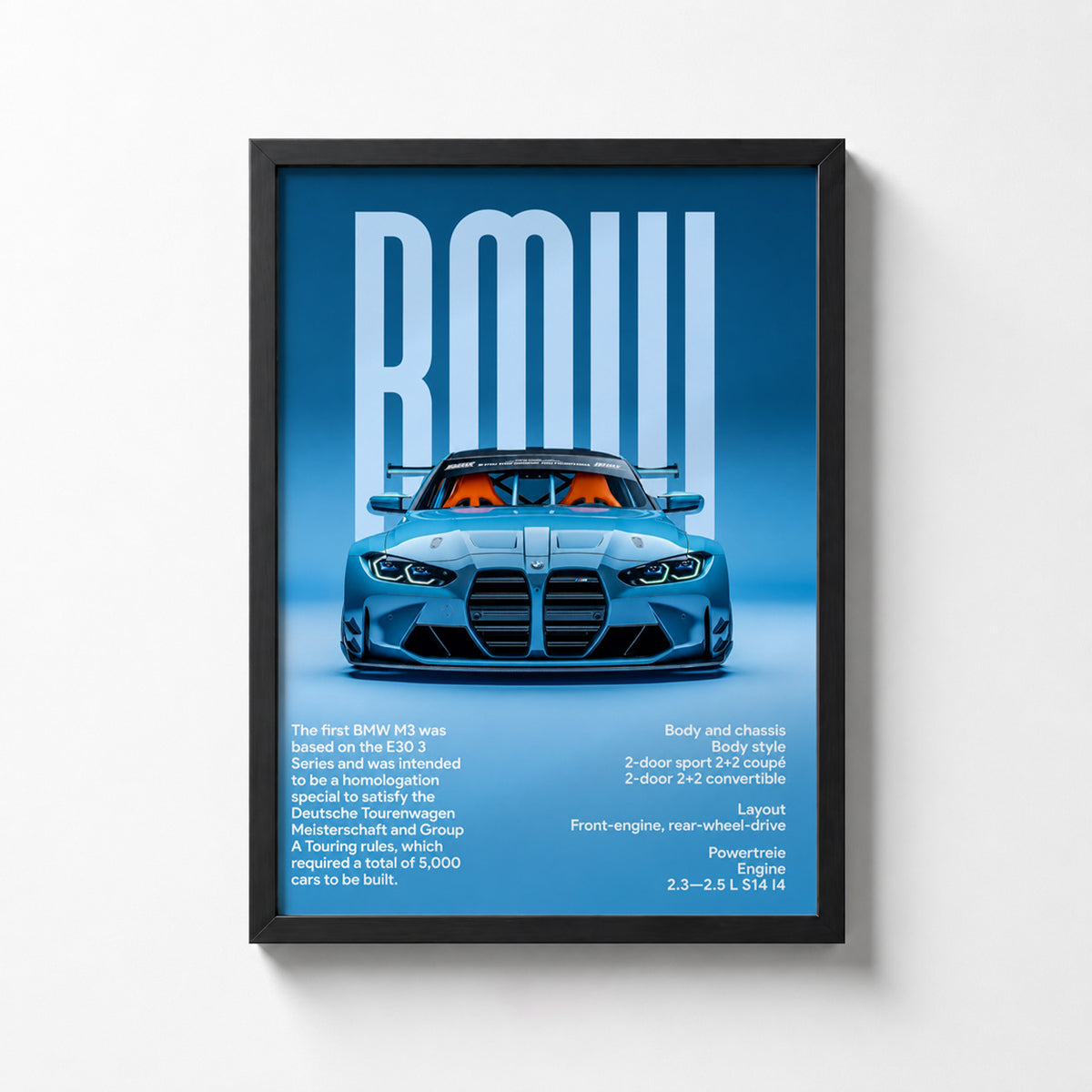 BMW M3 Blue