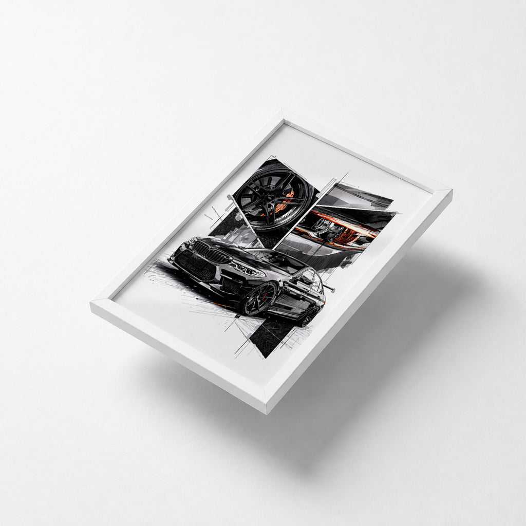 BMW M5 Sketch