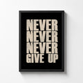 Never Give Up