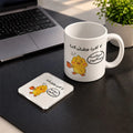 Duck Mood Set mug and acrylic coaster set - ARTIVA