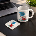 Red Character Set mug and acrylic coaster set - ARTIVA