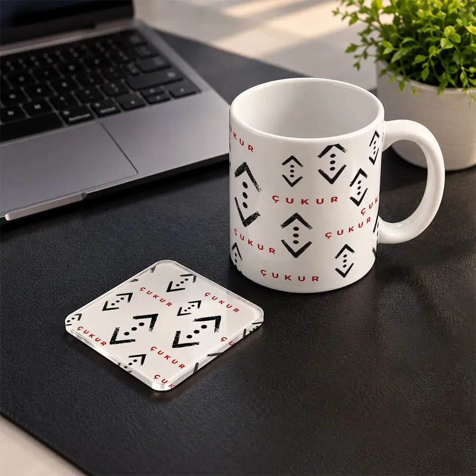 Cukur Set mug and acrylic coaster set - ARTIVA
