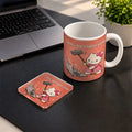 Strong Woman Set mug and acrylic coaster set - ARTIVA
