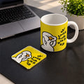 Coffee Quote Set mug and acrylic coaster set - ARTIVA