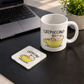 Catpuccino Set mug and acrylic coaster set - ARTIVA