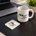 Mentally Chill mug and acrylic coaster set - ARTIVA