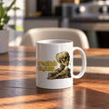 Skeleton Mood ceramic mug - ARTIVA