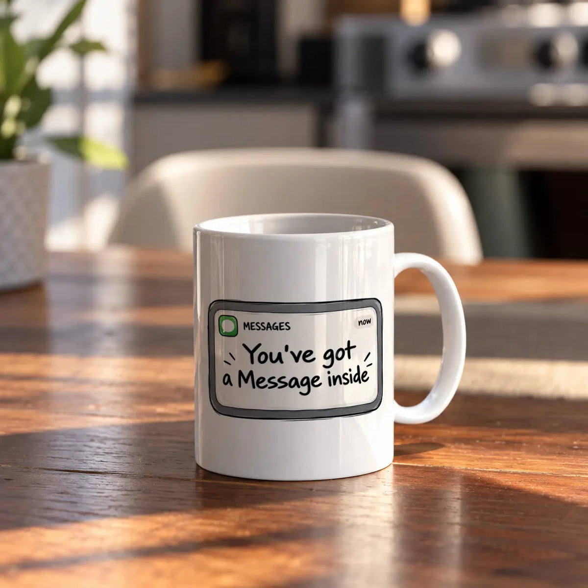 Message Inside ceramic mug - ARTIVA
