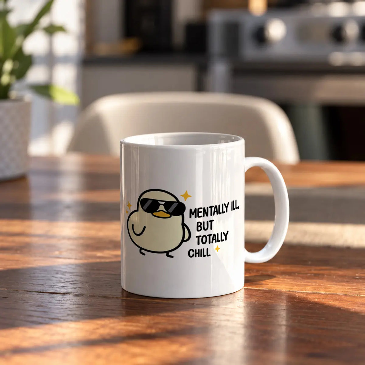 Mentally Chill ceramic mug - ARTIVA
