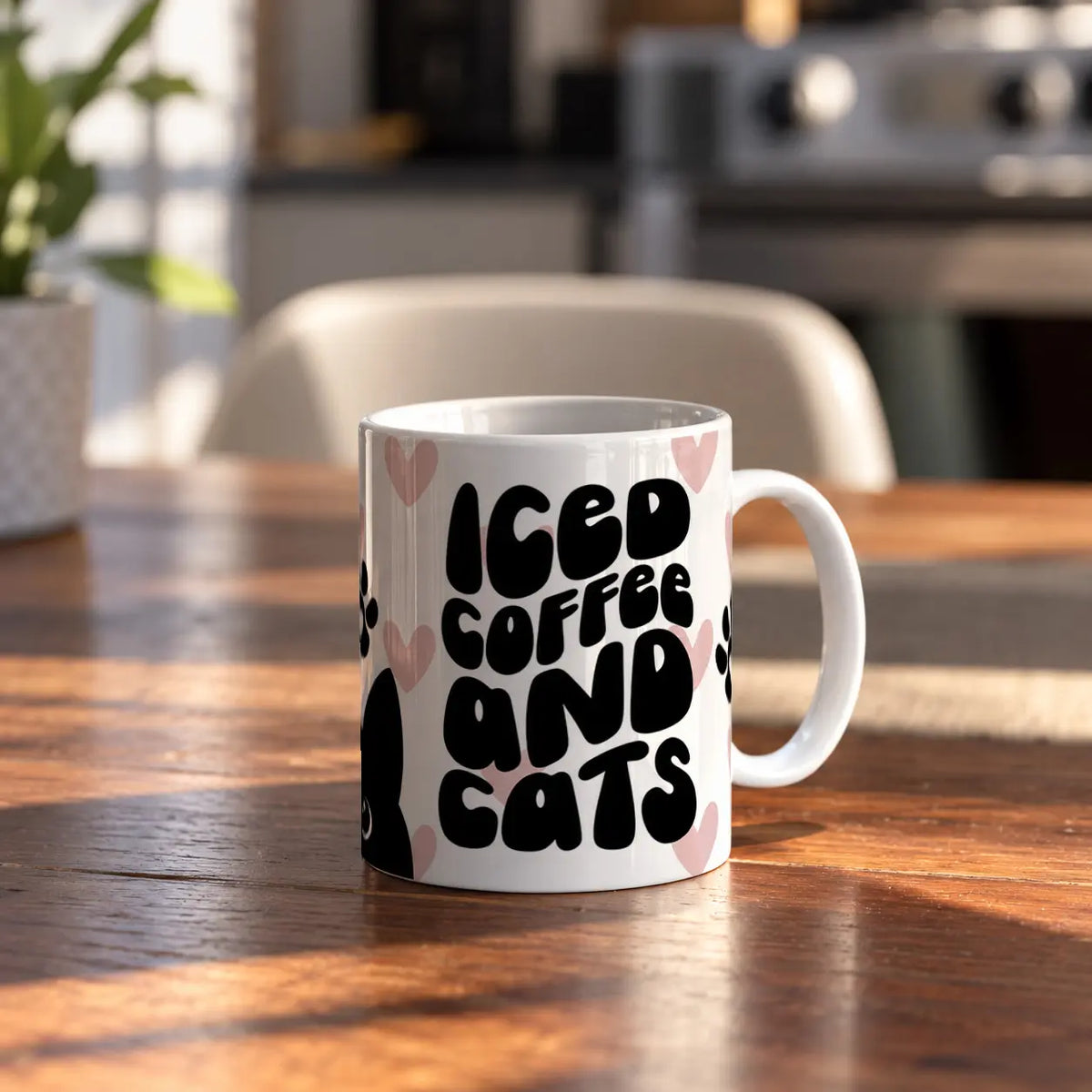 Iced Coffee Cats ceramic mug - ARTIVA
