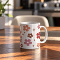 Floral ceramic mug - ARTIVA