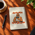 Gym Mood A5 wooden notebook with high-quality printed cover - ARTIVA