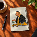 Football Mood A5 wooden notebook with high-quality printed cover - ARTIVA