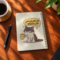 Grumpy Cat A5 wooden notebook with high-quality printed cover - ARTIVA