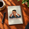 Cool Portrait A5 wooden notebook with high-quality printed cover - ARTIVA
