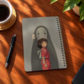Anime Girl A5 wooden notebook with high-quality printed cover - ARTIVA