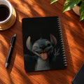 Stitch Snack A5 wooden notebook with high-quality printed cover - ARTIVA
