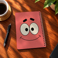 Patrick Star A5 wooden notebook with high-quality printed cover - ARTIVA