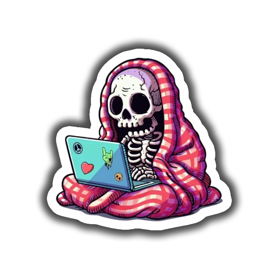 Skeleton Laptop