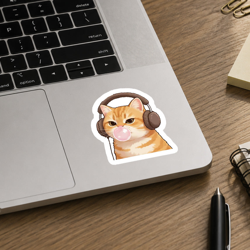 Headphone Cat