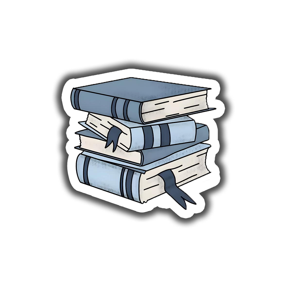 Stacked Books