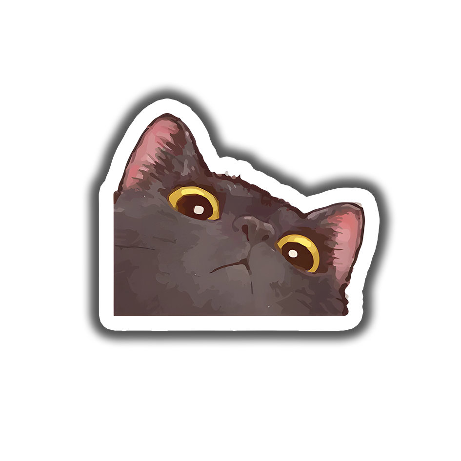 Peeking Cat