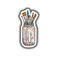 Paint Brushes Jar
