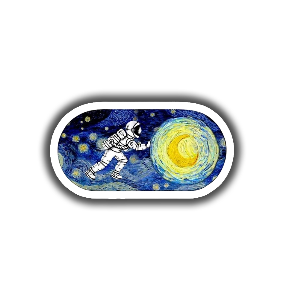 Astronaut Starry Night
