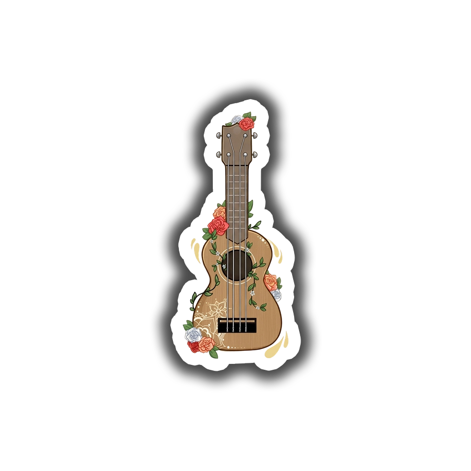 Floral Ukulele