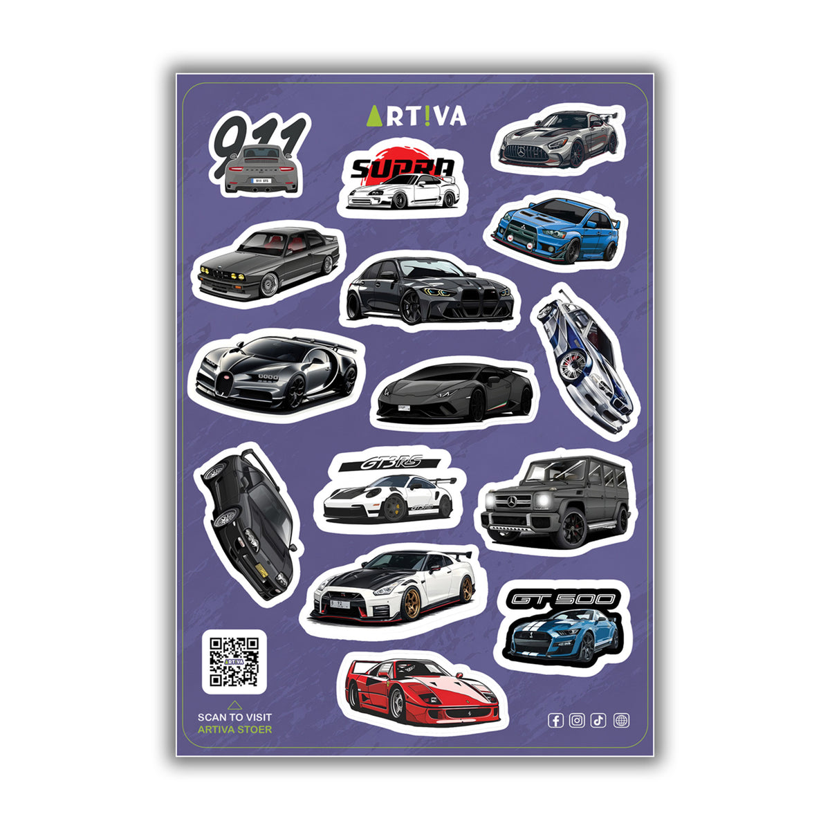 Cars Sheet