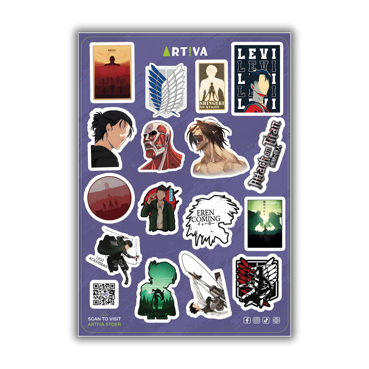 Attack on Titan Sheet