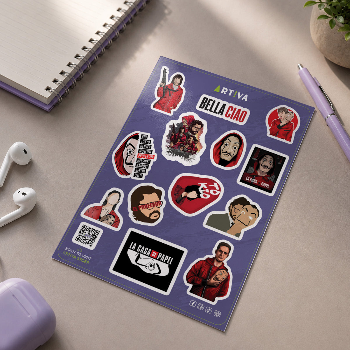 la casa de papel Sheet