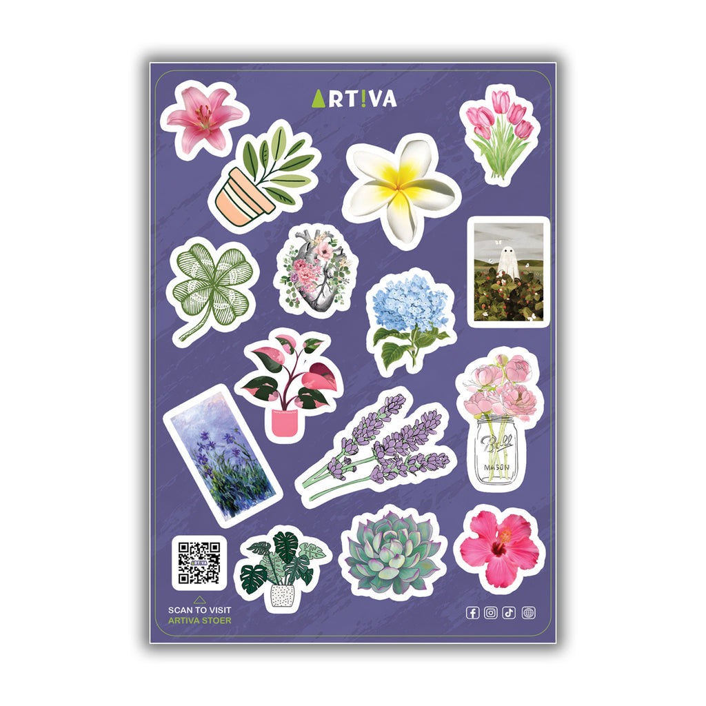Floral Aesthetic Sheet