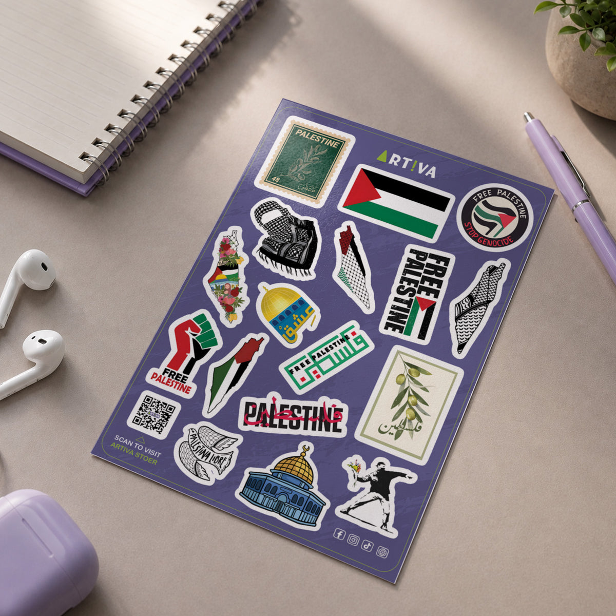 Free Palestine Sheet