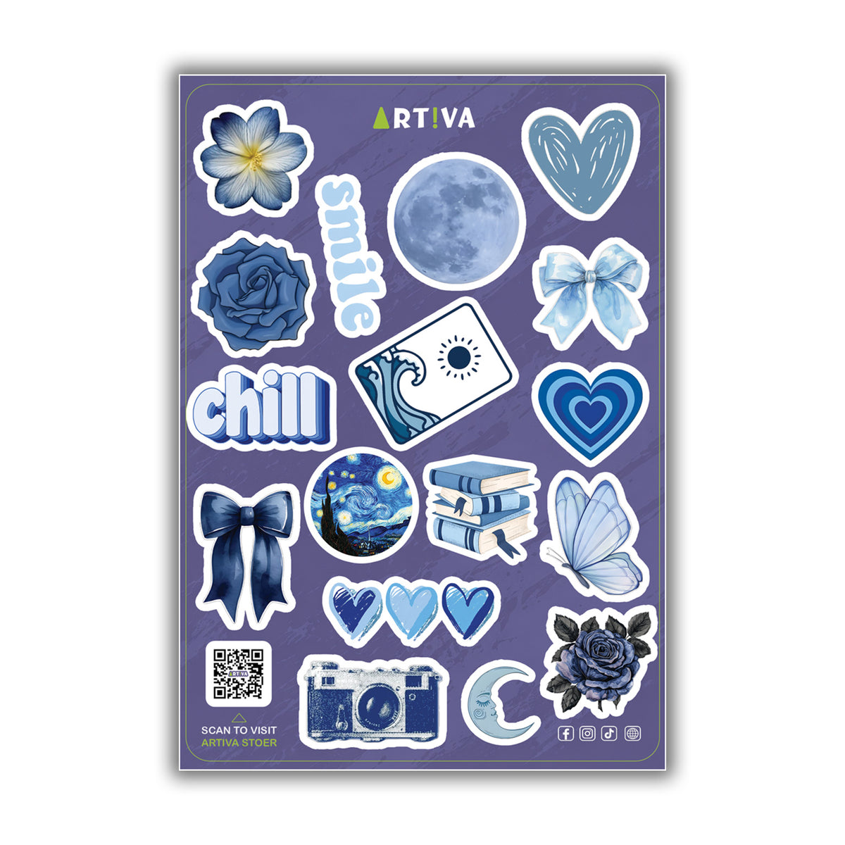 Blue Vibes Sheet
