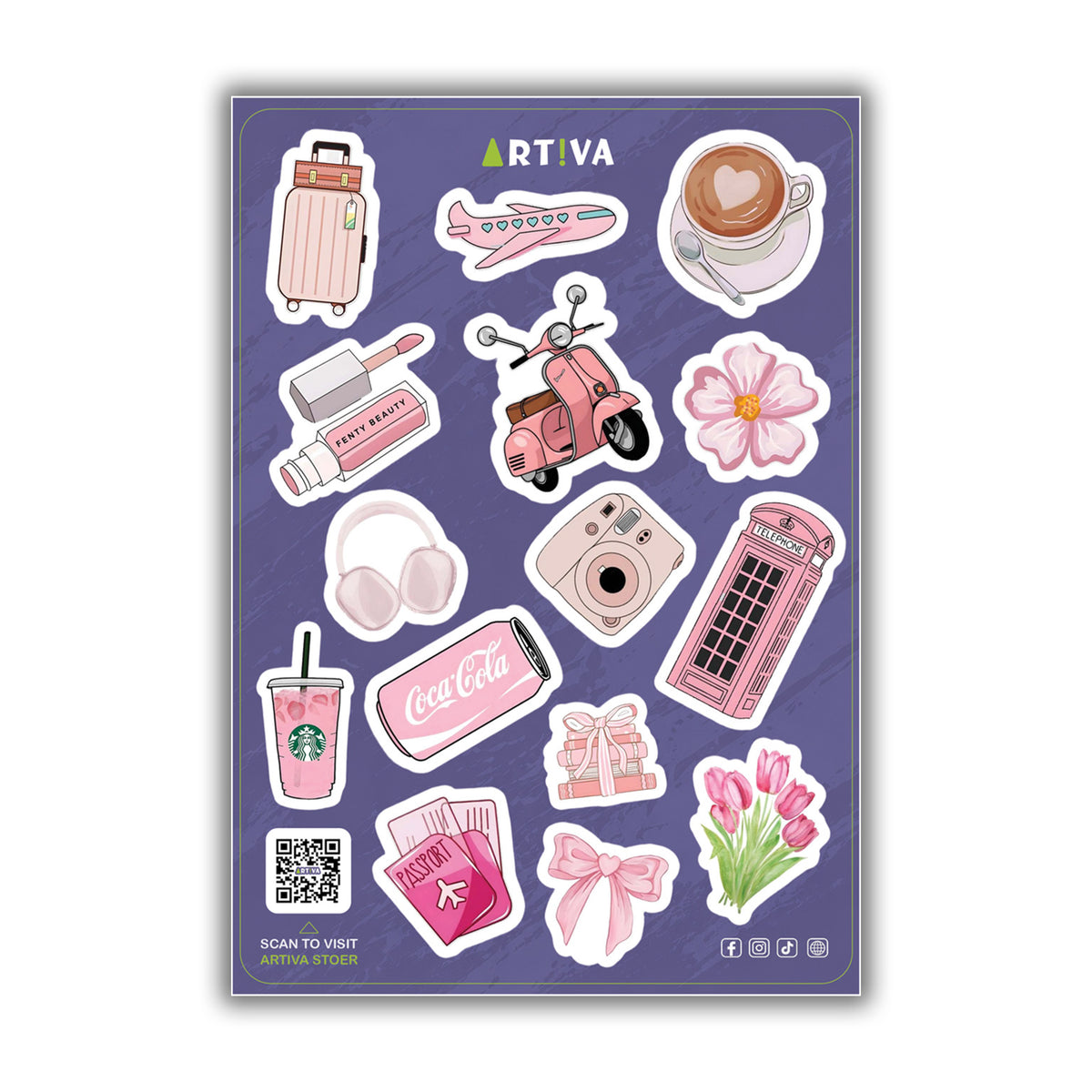 Pink Vibes Sheet