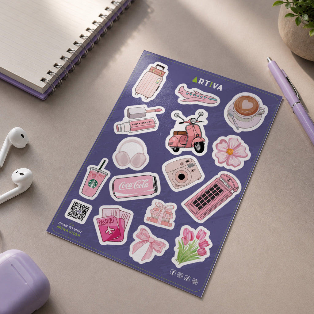 Pink Vibes Sheet