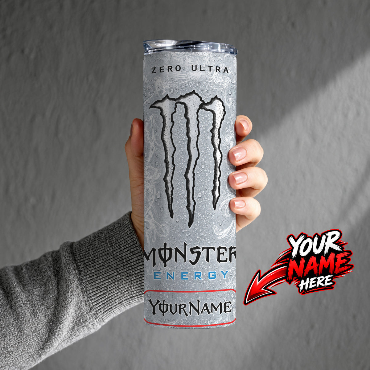 Custom Silver Tumbler